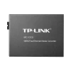 TP-LINK MC112CS - Convertidor de Fibra Óptica WDM Monomodo con 1 puerto RJ45 10/100 Mbps y 1 puerto SC/UPC 100 Mbps / Hasta 20 Km /Plug and Play