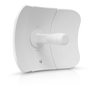 UBIQUITI LiteBeam M5 LBE-M5-23 - Radio (CPE) airMAX M5 operando en 5 GHz (5150 - 5875 MHz) con antena integrada de 23 dBi y potencia de transmisión de 25 dBm. Cuenta con 1 puerto Ethernet (10/100), ofrece un rendimiento de hasta 100 Mbps.