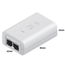 UBIQUITI U-POE-AF - Inyector PoE Gigabit para equipos Ubiquiti / 48 VDC / 0.32A / 802.3af / Color blanco