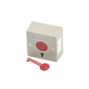 ACCESSPRO ACCESSPA53 Botón de Pánico a Prueba de Fuego /Tamaño Compacto para Fácil Instalación. Botón de pánico para emergencias con sistema de alarma, Restablecimiento fácil con llave incluida.