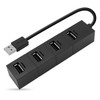 BROBOTIX 180727-2 HUB USB 2.0 de 4 puertos para expansión de conectividad