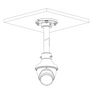 DAHUA HAC-HDBW1801RAN-Z-A - Cámara Domo 4k Antivandalica/ 8 Megapixeles/ Lente Motorizado de 2.7 a 13.5 mm/ 60 Mts de IR/ Metalica/ Microfono Integrado/ WDR Real de 120 dB/ IP67/ IK10.