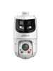 DAHUA SDT4E425-8P-GB-APV1-Cámara IP PTZ 8+4MP,8MP Vista Panorámica+4MP PT, TiOC WizSense, 25X Zoom, IR hasta100m, disuasión activa con Estrobo de Luz Roja y Azul, Altavoz Integrado, protección perimetral, Iluminador dual inteligent