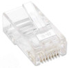 INTELLINET 790055 - Paquete de 100 conectores modulares Cat5e RJ45 / UTP, 2 pines, para cable trenzado, 100 clavijas en bote.
