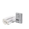 KOCOM KDP-601A1M/MS2D Kit de audio portero (interfon) con un auricular (expandible hasta 3 auriculares), Frente metálico resistente con auricular incluido,Relé de salida para contrachapa, cerradura magnética. KOCOM KDP-601A1M/MS2D Kit de audio portero (interfon) con un auricular (expandible hasta 3 auriculares), Frente metálico resistente con auricular incluido,Relé de salida para contrachapa, cerradura magnética.