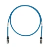 LINKEDPRO LP-UT6-100-BU Cable de parcheo UTP Cat6 - 1 m - azul Cumple normas IEEE 802.3/3u/3ab para LAN Transmisión de datos 10/100/1000 Base-TX, supera 1 Gbps Impedancia característica de 100 Ohms