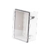 PRECISION PST-1929-14ET Gabinete Plástico ABS, Puerta Transparente, Uso en Intemperie IP66 (190 x 290 x 140 mm) cierre por Broche Inoxidable y Permite Cerrado con Candado y Llave (Perno 5mm) No Incluido