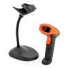 Qian QLLA1701 Lector de código de Barras Laser 1D incluye Cable USB y Base, Este dispositivo puede ser alimentado mediante corriente alterna o USB, lo que permite su uso en diferentes entornos y situaciones. 