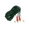 RADOX 081-312 Cable de Audio 2 RCA a 2 RCA de 3.6 Metros