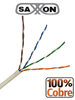 SAXXON OUTP6COP305BC Cable UTP Cat6 100% Cobre Blanco 305 Metros Interior