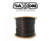 SAXXON OUTPCAT6GCOPEXT- Bobina de Cable UTP Cat6 100% Cobre con Gel/ 305 Metros/ Uso Exterior/ Color Negro/ Cumple con Estandares: ISO/ IEC 11801 Ed2; EIA/ TIA568/ Ideal para Cableado de Redes y Video/