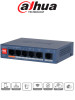 DAHUA DH-CS4006-4GT-60-V2- Switch PoE de 6 Puertos Gigabit/ 4 Puertos PoE 10/100/1000/ 2 Puertos Uplink 10/100/1000/ 60 Watts Totales/ Administrable en la Nube por DoLynk Care/ PoE Hasta 250 Metros/ Carcasa Metalica/ Switching 12 Gbps