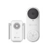 EZVIZ CS-DB2KIT Timbre con Cámara Wi-Fi (Doorbell) de Batería Recargable / Libre de Cables / Uso Exterior Con Protección (IP65) / Cámara 3 Megapíxel / Llamada a la App / Incluye Timbre Para Interior Con Timbres Seleccionables / Ranura
