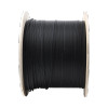 LINKEDPRO IC-FIG8A2-2C Carrete de 1 km de Fibra Óptica Aérea Mini Figura 8 G.657A2 Tipo Drop, Monomodo de 2 Hilos (Bifibra), Diseñada para Fusionarse, Color Negro, Span 80, (No Soporta Conectores Mecánicos)