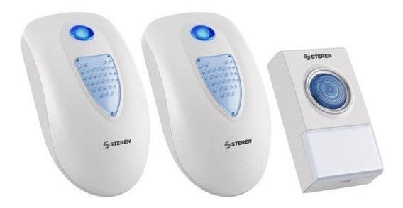 STEREN TIM-305 TIMBRE INALAMBRICO CON DOS CAMPANAS DE 38 MELODIAS