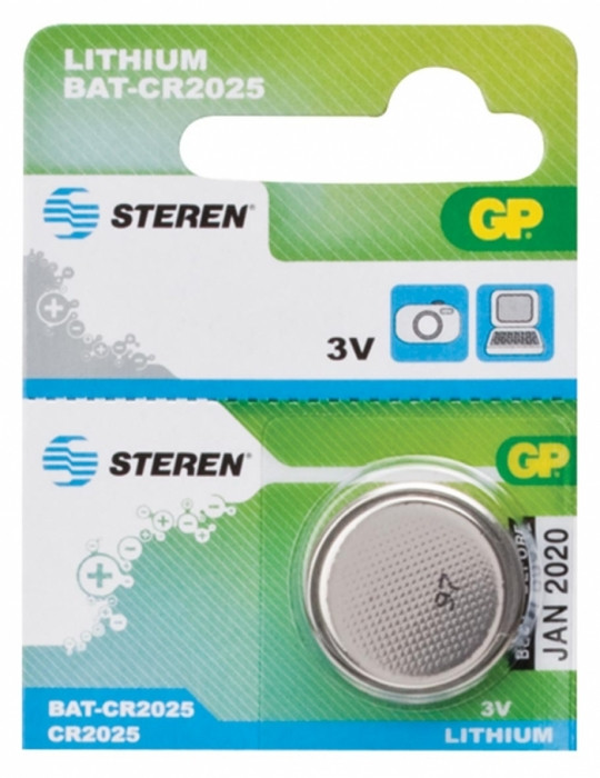 STEREN BAT-CR2025 PILA BOTON 3V