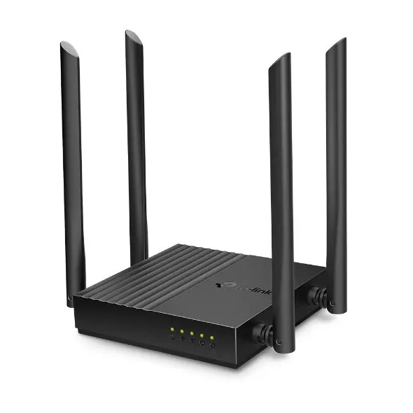 TP-LINK ARCHER C64 ROUTER INALAMBRICO WiFi AC 1267Mbps con 1 puerto WAN y 4 puertos LAN RJ45 Gigabit Ethernet, MU-MIMO.
