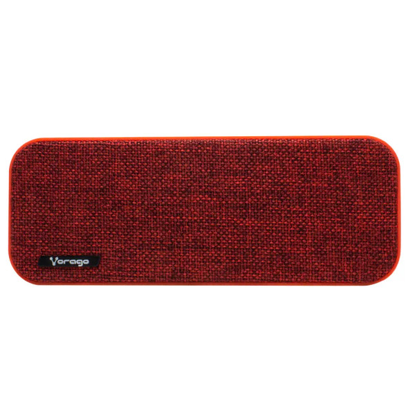 Vorago BSP-150 Bocina Bluetooth Portátil 6w, Entradas Micro SD, Jack 3.5 mm, Batería Recargable, Rojo