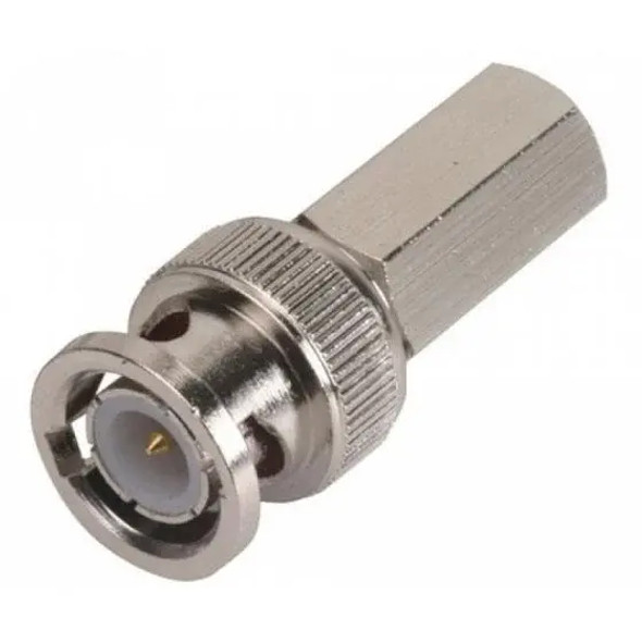 STEREN 200-142 CONECTOR MACHO TIPO BNC de ENROSCAR, PARA CABLES RG59/RG62