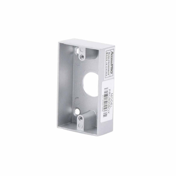 ACCESSPRO PRO800B0X CAJA CROMADA PARA INSTALACION DEL BOTON DE SALIDA