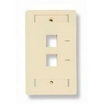 AMP NETCONNECT 557505-3 PLACA DE 2 CAV 