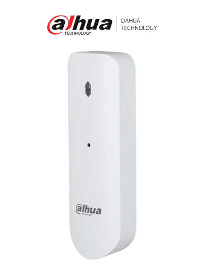 DAHUA ARD512-W2 - Detector de rotura de cristal inalámbrico/ Detección de frecuencias altas y bajas simultaneas / Funciona con cristal templado/ Laminado / Doble hoja / Armado / Indicador Led 
