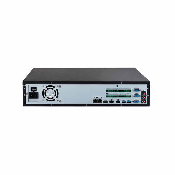 DAHUA DHI-NVR5864-EI - NVR 64 Canales IP 4K, WizSense, 2U, 8 Bahías HDD, H.265+, Hasta 384 Mbps, 2 Canales de Reconocimiento Facial, SMD Plus, AcuPick, Metadatos, Soporte para Cámaras con IA, ANPR y Conteo de Personas.