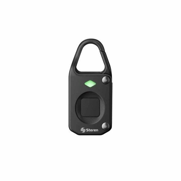 STEREN Candado de huella digital (biométrico) y Bluetooth ¡Usa tu huella digital o tu celular y olvídate de las contraseñas y las llaves! Capacidad: 10 usuarios. STEREN Candado de huella digital (biométrico) y Bluetooth ¡Usa tu huella digital o tu celular y olvídate de las contraseñas y las llaves! Capacidad: 10 usuarios.