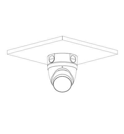 DAHUA HAC-HDBW1801RAN-Z-A - Cámara Domo 4k Antivandalica/ 8 Megapixeles/ Lente Motorizado de 2.7 a 13.5 mm/ 60 Mts de IR/ Metalica/ Microfono Integrado/ WDR Real de 120 dB/ IP67/ IK10.