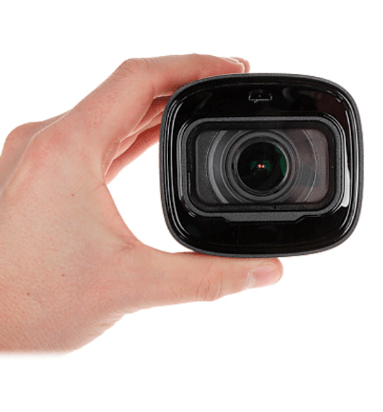 DAHUA HAC-HFW1500R-Z-IRE6 - Camara Bullet de 5 Megapixeles/ Lente Motorizado de 2.7 a 12 mm/ IR de 60 Mts/ Metálica/ IP67/ BLC/HLC/DWDR/ Soporta: CVI/CVBS/AHD/TVI/