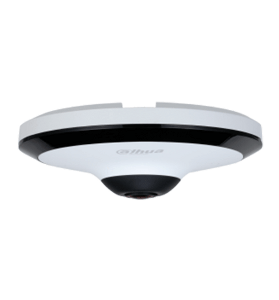 DAHUA IPC-EW5541N-AS - Cámara IP FishEye de 5 MP/WinzMind/ IR de 10 Mts/H.265+/ PoE/ WDR Real/ Micrófono Integrado/ Heat Map/ Detección Inteligente/ Ranura para MicroSD/E&S de Alarma/E&S de Audio/ 3D DNR, HLC, BLC/Interior 