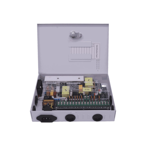 Epcom XP9DC16HD Fuente PREMIUM/ 11-15 V/ 9 canales/ 16 A/ Alta tecnología en seguridad/ Doble ventilador/ Hasta 1.8 Amperes por Salida/ Filtro de ruido por canal/ Diseño de alta gama