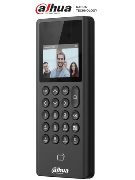 DAHUA ASI3203E - Control de Acceso y Asistencia con Reconocimiento Facial / Pantalla de 2.4" / 1,000 Rostros / 1,000 Usuarios / 1,000 Contraseñas / 3,000 tarjetas Mifare / Admite 50 administradores / 100,000 registros / Salida 12v 1A DAHUA ASI3203E - Control de Acceso y Asistencia con Reconocimiento Facial / Pantalla de 2.4" / 1,000 Rostros / 1,000 Usuarios / 1,000 Contraseñas / 3,000 tarjetas Mifare / Admite 50 administradores / 100,000 registros / Salida 12v 1A