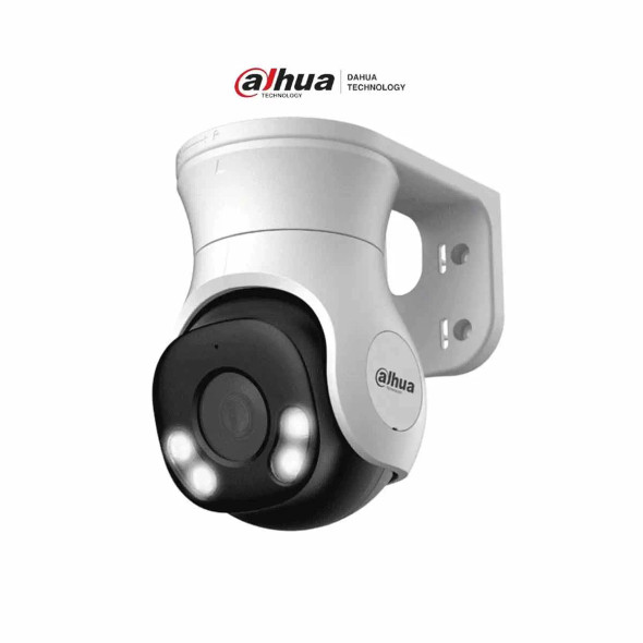 DAHUA DH-HAC-PT1509AN-A-LED-0280B-S2 - Cámara PT de 5 Megapíxeles Full Color / HDCVI X PLUS/ Lente de 2.8 mm/ Visión Nocturna de 40 m con LEDs/ Micrófono Integrado/ Ángulo de Visión de Hasta106°/ IP66 y Super Adapt.