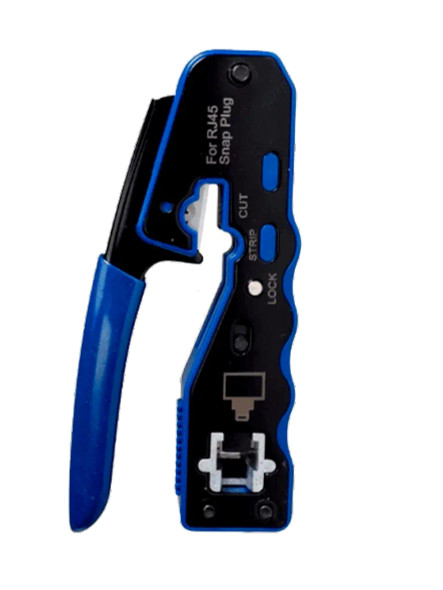 OEM LN-NET-EP670 - Herramienta de Corte y Terminado para Plugs Pass Through RJ45, Acero al Carbón, Mango Ergonómico ABS + TPR
