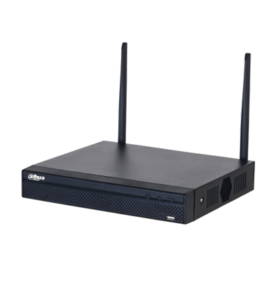 DAHUA NVR1108HS-W-S2-CE - NVR WiFi de 4 Megapixeles/ 8 Canales IP/ H.265/ Salidas HDMI &VGA/ 1 Bahía de Disco Duro/ 1 E&S de Audio/Onvif/
