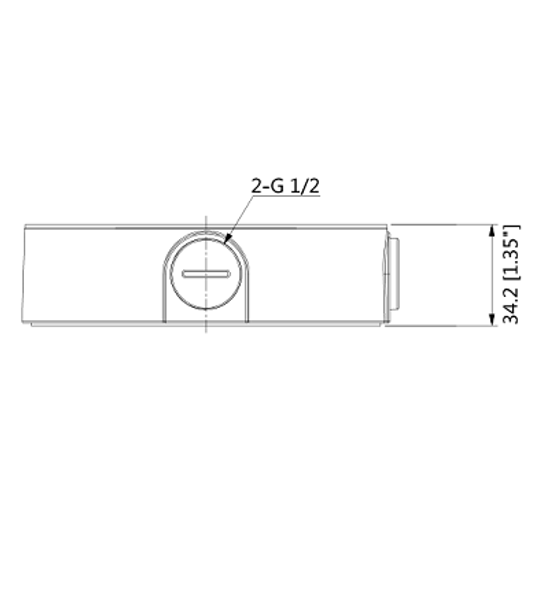 DAHUA PFA137 - Caja de conexiones compatible con series / T3A / HDW8 / HDW7 / H dBW4 / SD22 / D3A / H dBW6