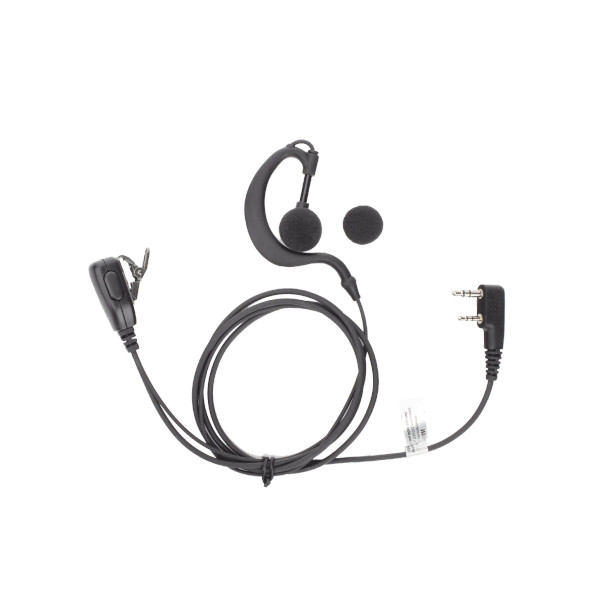 TXPRO TXEHK Micrófono - audífono de solapa ajustable al oído para KENWOOD TK3230/ 3000/ 3402/ 3312/ 3360/ 3170, NX240/ 340/ 220/ 320/ 420