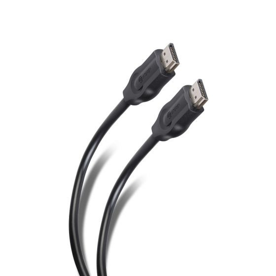 STEREN 206-843 CABLE HDMI ALTA VELOCIDAD,Conecta a corta distancia cualquier equipo HDMI a tu pantalla y evita el exceso de cable. 
