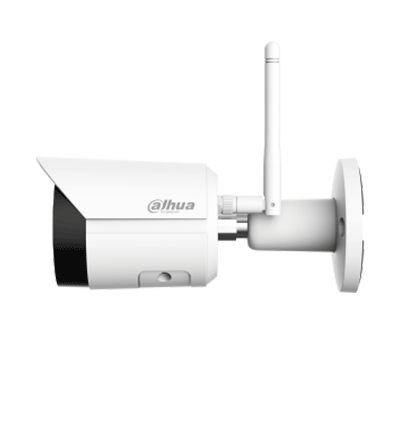 DAHUA IPC-HFW1430DS-SAW - Camara IP Bullet Wifi de 4 Megapixeles/ Lente de 2.8mm/ 90 Grados de Apertura/ H.265+/ IR de 30 Metros/ Microfono Integrado