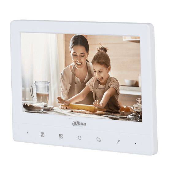 DAHUA VTH1020J- Monitor analógico de 7 pulgadas diseñado para sistemas de videoportero, compatible con los kits KTA01 y KTA02. Su pantalla de 7 pulgadas proporciona una visualización clara.