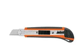 TRUPER CUT-6X CUTTER 18 mm CON ALMA METALICA Y GRIP, CUCHILLA DE ACERO, GRIP ANTIDERRAPANTE, SEGURO Y CAMBIO DE CUCHILLA AUTOMATICO