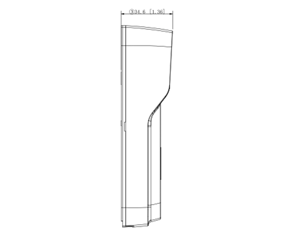 DAHUA DHI-VTO2111D-P-S3 - Frente de Calle de Videoportero IP/ Alámbrico/ Angulo Visión 107 Grados con WDR / Soporta Apertura de Puerta por APP, Tarjeta y desde Monitor/ Uso Exterior IP65/ PoE/ Soporta Hasta 10 Monitor