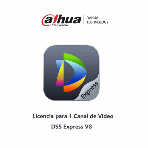DAHUA DHI-DSSExpress8-Video-Channel-License - Licencia para 1 Canal de Video Adicional de Software DSS Express versión 8/ Compatible con Camaras IP, NVR's y DVR's/