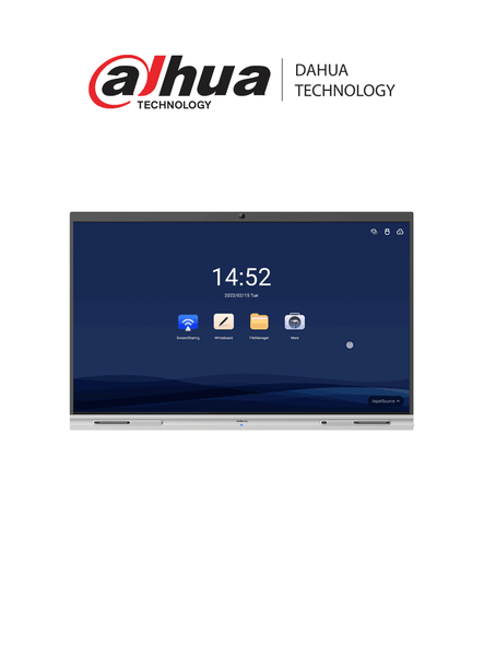 DAHUA DHI-LCH65-MC410-B - Pantalla Interactiva 4k/UHD/ 65 Pulgadas/ Touch/ Android