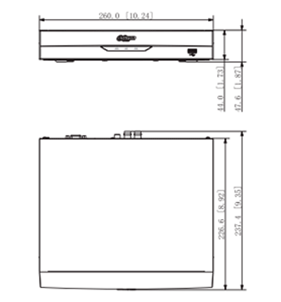 DAHUA XVR5104HS-4KL-I3 - DVR 4k de 4 Canales y 4 IP o hasta 8 IP. Equipado con WizSense, codificación H.265+, un canal para reconocimiento facial, protección perimetral y SDM Plus. Bahía SATA para HDD de hasta 10TB.