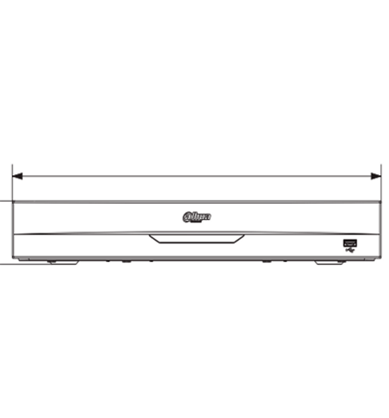 DAHUA XVR5232AN-4KL-I3 - DVR de 32 Canales 4k/ 8 Megapixeles/ WizSense/ Con IA/ 6 Canales de Reconocimiento Facial/ H.265+/ Hasta 32 Canales IP/ Codificación IA/ SMD Plus/ 2 Bahías de Discos Duros