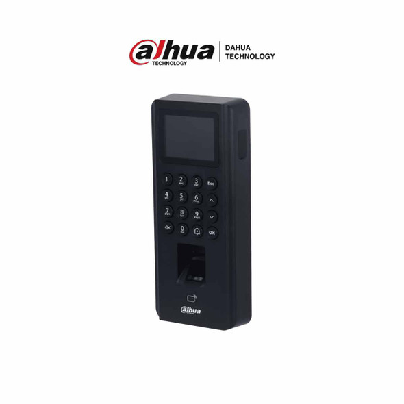 DAHUA ASI2212J-D - Control de Acceso de Huella y Tarjetas ID (EM)/ Pantalla de 2.4 Pulgadas/ Comunicación TCP/IP/ P2P/ Soporte 5,000 Usuarios Tarjetas y Passwords/ 3000 Huellas/ 100,000 Registros/ 128 Periodos y Días Festivos.