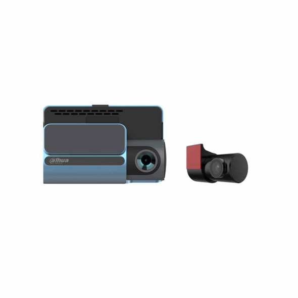 Dahua DHI-DAE-HC3511GW-S8 Cámara de Video Dashcam S8 para Auto, 4K Ultra HD, MicroSD, máx. 128GB, Negro Imagen de ultra alta resolución 3840P × 2160P, amplio campo de visión, pantalla de 3 pulgadas. Grabación frontal y trasera. 