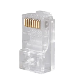 LinkedPro TC-6 Plug Conector RJ45 para cable UTP categoría 6/ Sin blindaje/ Ideal para interiores/ Fácil instalación y conexión confiable